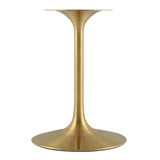 Lippa Gold/Natural 24" Square Wood Dining Table - Ornate Home