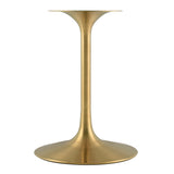 Lippa Gold/White 24" Square Wood Dining Table - Ornate Home