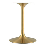 Lippa Gold/White 36" Square Wood Dining Table - Ornate Home