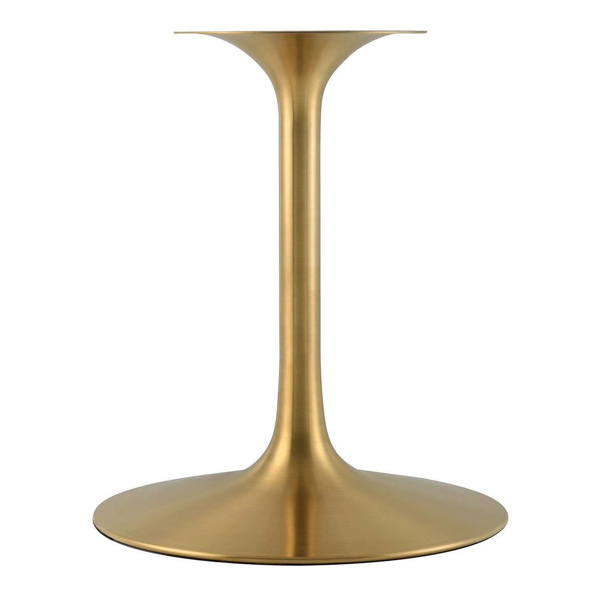 Lippa Gold/White 54" Oval Faux Marble Dining Table - Ornate Home