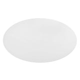 Lippa Gold/White 78" Oval Wood Dining Table - Ornate Home