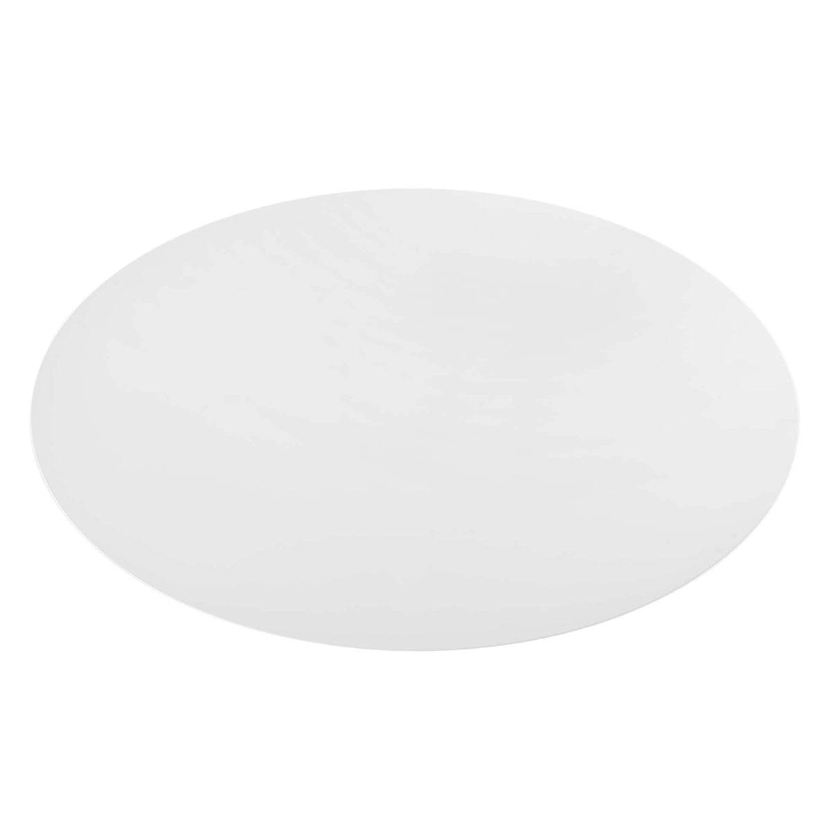 Lippa Gold/White 78" Oval Wood Dining Table - Ornate Home