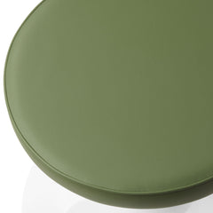 Lippa Leaf Vegan Leather Round Stool - Ornate Home