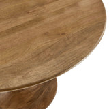 Lippa Natural 48" Round Solid Wood Dining Table - Ornate Home
