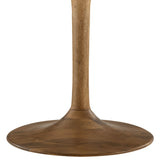 Lippa Natural 48" Round Solid Wood Dining Table - Ornate Home