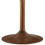 Lippa Walnut 48" Round Solid Wood Dining Table - Ornate Home