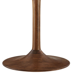 Lippa Walnut 48" Round Solid Wood Dining Table - Ornate Home