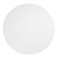 Lippa White 20" Round Wood Side Table - Ornate Home