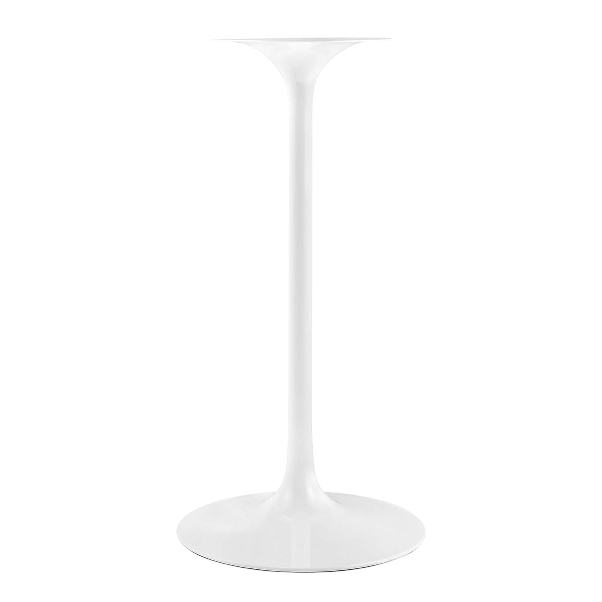 Lippa White 28" Round Faux Marble Bar Table - Ornate Home