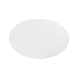 Lippa White 42" Oval Wood Coffee Table - Ornate Home