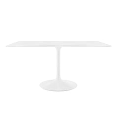 Lippa White 60" Rectangle Wood Dining Table - Ornate Home