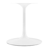 Lippa White 78" Oval Faux Marble Dining Table - Ornate Home