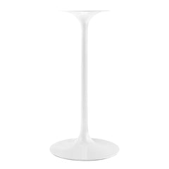 Lippa White/Black 28" Round Faux Marble Bar Table - Ornate Home