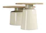 Lireen Natural & Ivory Coffee Table Set (2-Piece) - Ornate Home