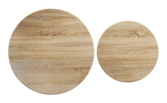 Lireen Natural & Ivory Coffee Table Set (2-Piece) - Ornate Home