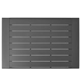Lirienne Gray Outdoor Patio Aluminum Coffee Table - Ornate Home