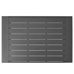 Lirienne Gray Outdoor Patio Aluminum Coffee Table - Ornate Home