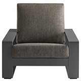 Lirienne Smoke Outdoor Patio Aluminum Armchair - Ornate Home