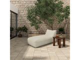 Lirio Cream Outdoor Chaise - Ornate Home