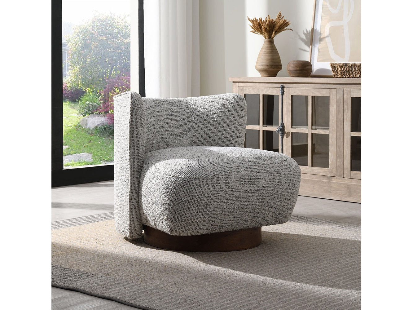 Lisa Gray Accent Chair - Ornate Home