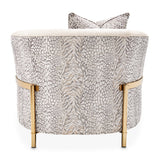 Lisbon Gold/Opal Accent Chair - Ornate Home