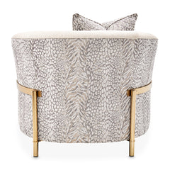 Lisbon Gold/Opal Accent Chair - Ornate Home