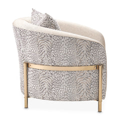 Lisbon Gold/Opal Accent Chair - Ornate Home