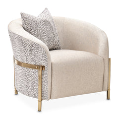 Lisbon Gold/Opal Accent Chair - Ornate Home
