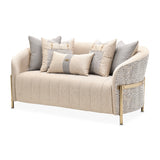 Lisbon Gold/Opal Loveseat - Ornate Home