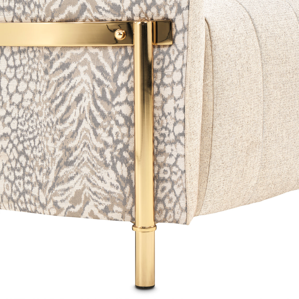 Lisbon Gold/Opal Loveseat - Ornate Home