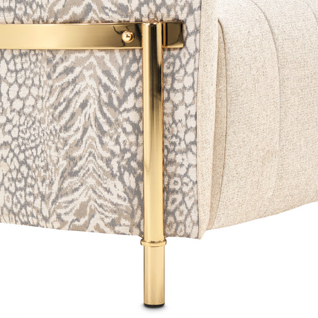 Lisbon Gold/Opal Loveseat - Ornate Home