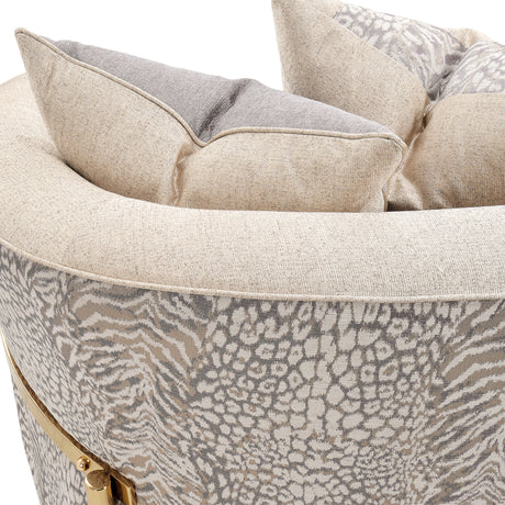 Lisbon Gold/Opal Loveseat - Ornate Home