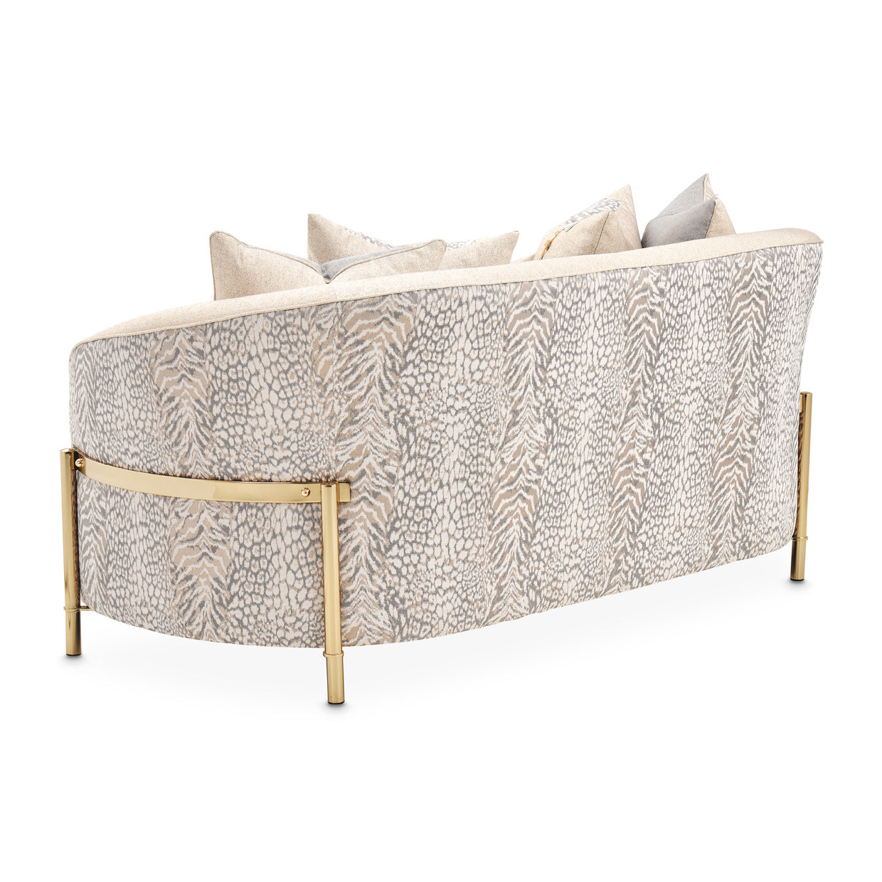 Lisbon Gold/Opal Loveseat - Ornate Home