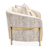 Lisbon Gold/Opal Loveseat - Ornate Home