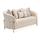 Lisbon Gold/Opal Loveseat - Ornate Home