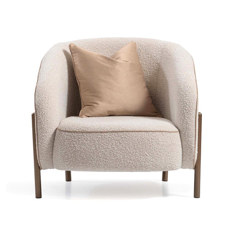 Lisbon Oyster Accent Chair - Ornate Home