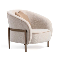 Lisbon Oyster Accent Chair - Ornate Home