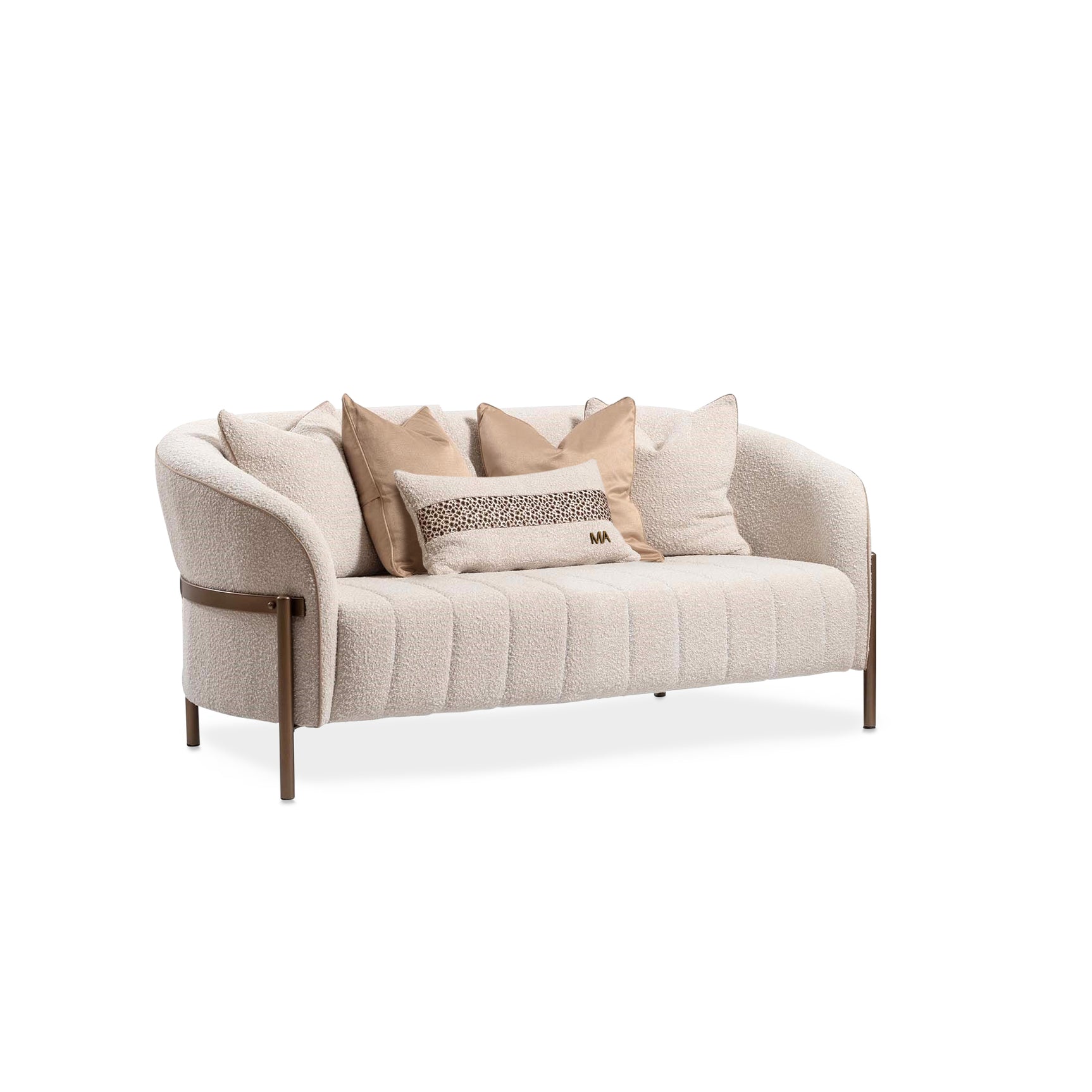 Lisbon Oyster Loveseat - Ornate Home