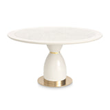 Lisbon Silken Cream Round Dining Table