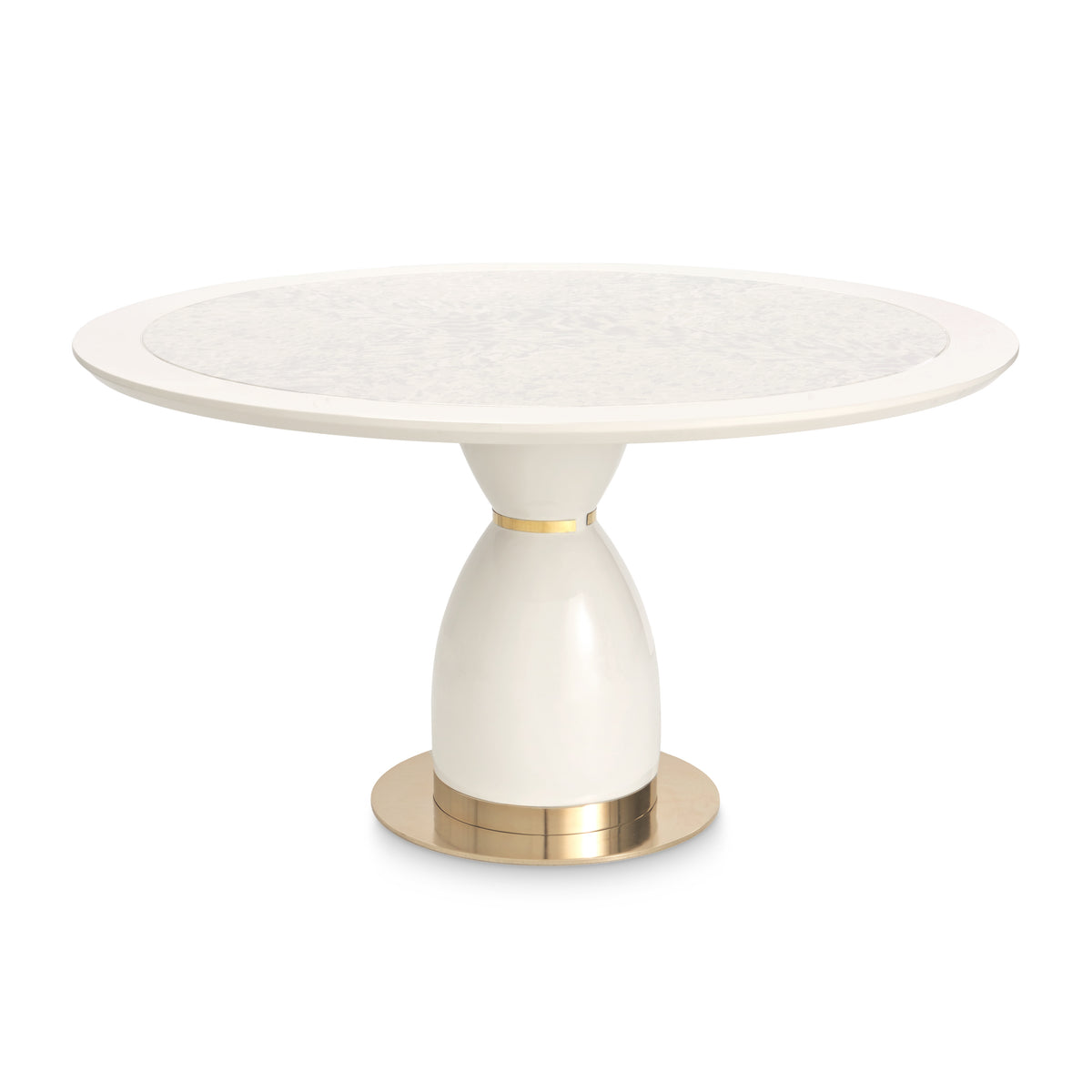 Lisbon Silken Cream Round Dining Table