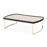 Lisbon Silken Matte Black Cocktail Table - Ornate Home