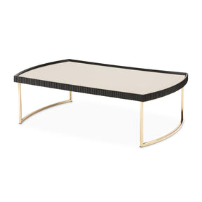 Lisbon Silken Matte Black Cocktail Table - Ornate Home