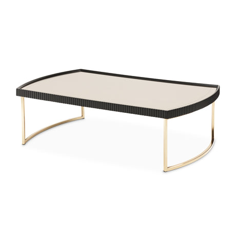Lisbon Silken Matte Black Cocktail Table - Ornate Home
