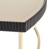 Lisbon Silken Matte Black Cocktail Table - Ornate Home