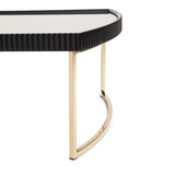 Lisbon Silken Matte Black Cocktail Table - Ornate Home