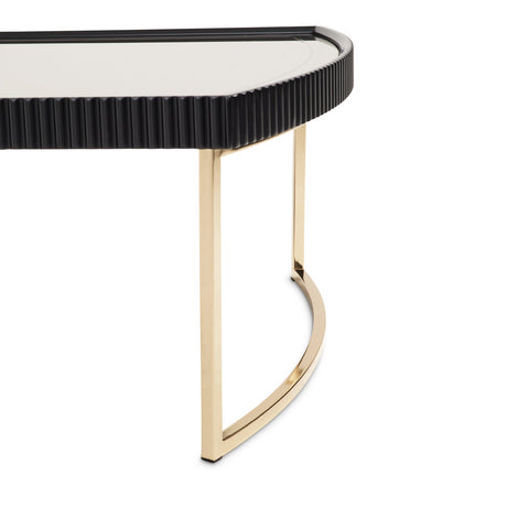 Lisbon Silken Matte Black Cocktail Table - Ornate Home