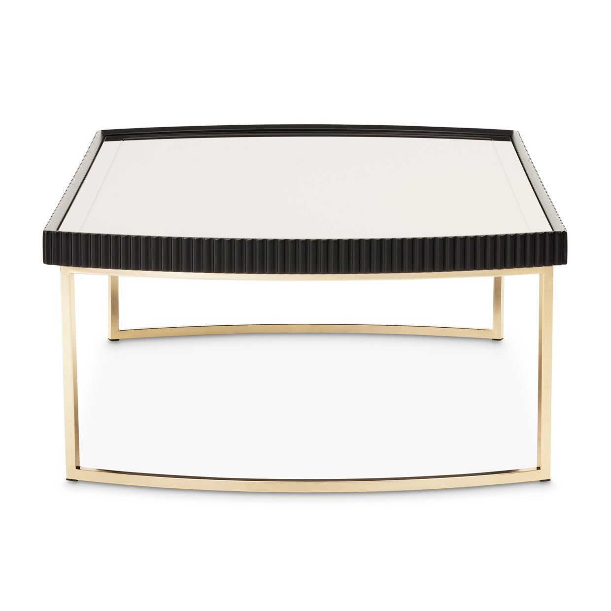 Lisbon Silken Matte Black Cocktail Table - Ornate Home