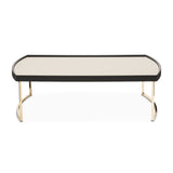 Lisbon Silken Matte Black Cocktail Table - Ornate Home