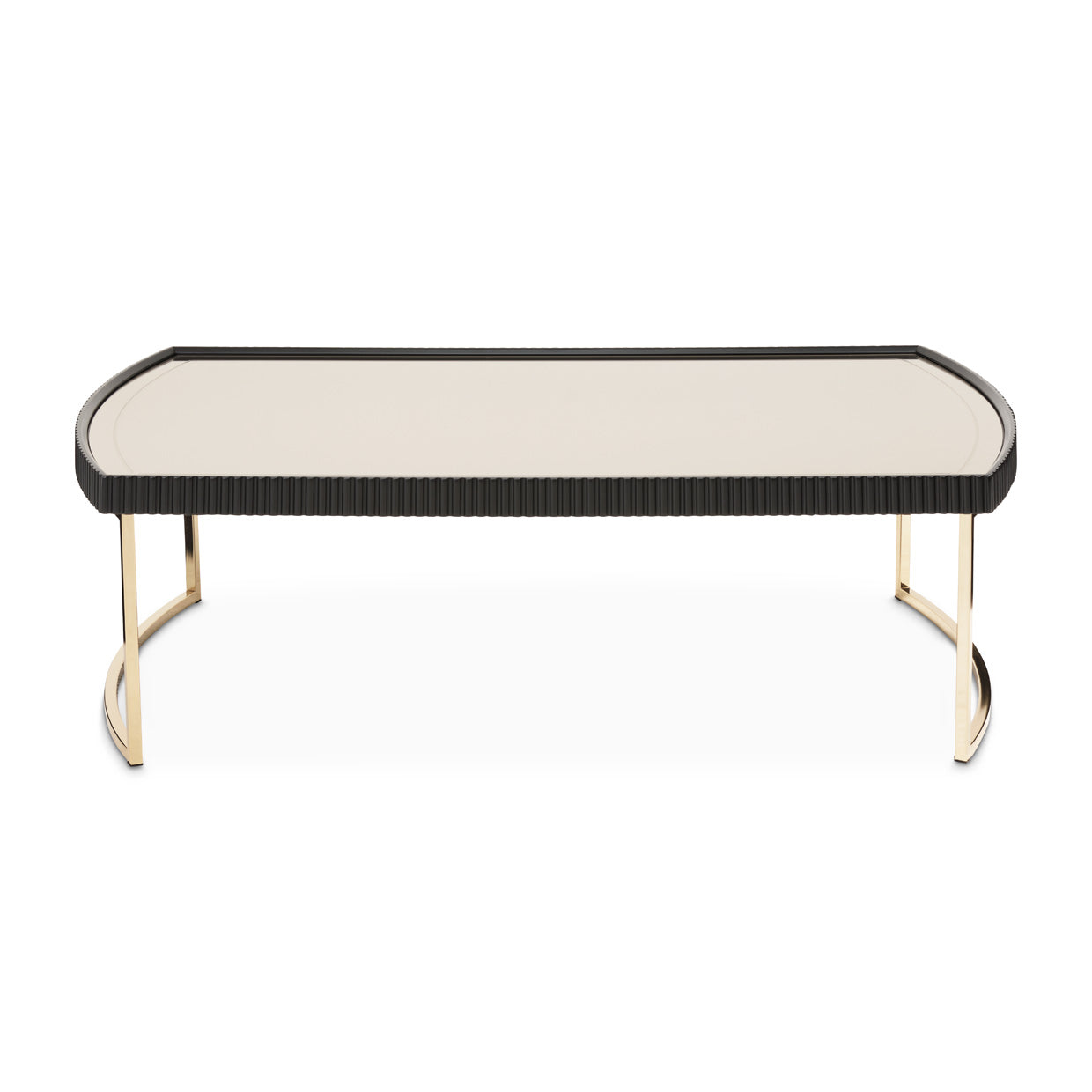 Lisbon Silken Matte Black Cocktail Table - Ornate Home