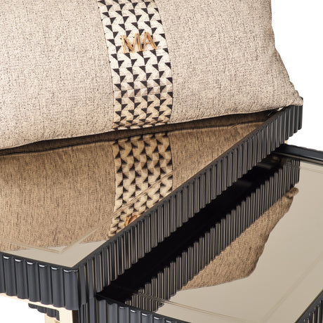 Lisbon Silken Matte Black Nesting Tables (Set of 3) - Ornate Home